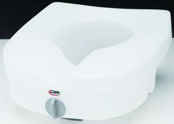 CEX B30500 EA/1 E-Z LOCK RAISED TOILET SEAT 5" WITHOUT HANDLES ,WEIGHT CAPACITY 300 LB (NON-RETURNABLE)