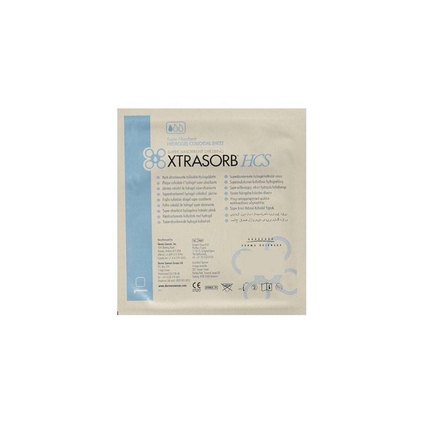 DUP 86344 BX/10 XTRASORB HYDROGEL COLLOID, ADHESIVE DRESSING 4.3" x  4.3"