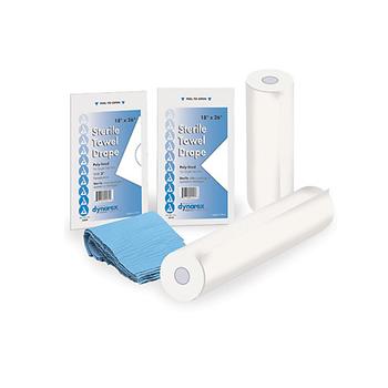 DYN 4410 BX/50  DYNAREX Disposable Towel Drape - Sterile. Plain