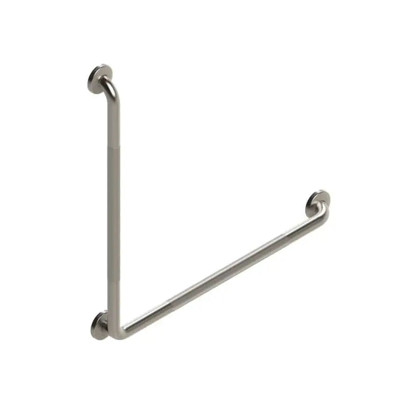 L -Shaped Grab Bars 1 Pack - Stainless Knurled - Home Health Store Inc