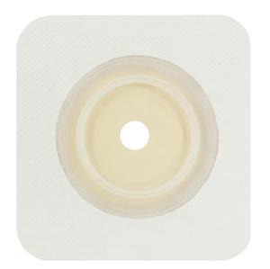 GNX 7205214 BX/10 Genairex Securi-T Two-piece Standard Wear Cut-to-fit Wafer with Flange and White Tape Collar 2-1/4" Flange Square, 5" x 5