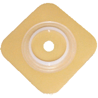 GNX 7404134 BX/10  Securi-T Cut to Fit Standard Wear Solid Hydrocolloid Wafer without collar 4 x 4 - 1 3/4"