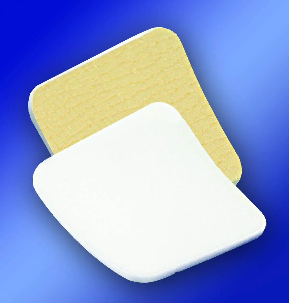 KND 55588BAMDX BX/10 KENDALL AMD ANTIMICROBIAL FOAM BORDER DRESSING, 7.5IN X 7.5IN (6IN X 6IN PAD)