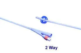 KND 8887630203 BX/10 DOVER 100% SILICONE 2-WAY FOLEY CATHETER, 20FR 30CC