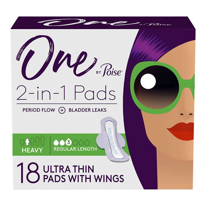 PKG/18 One by POISE Ultrathin Heavy Flow, Wing Pad - Home Health Store Inc