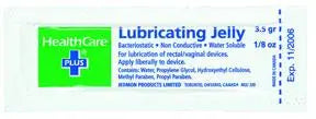 LUB 035 BX/145 HEALTHCARE PLUS LUBRICATING JELLY 3.5G PACKETS