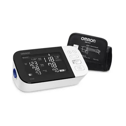 Omron 10 Series Wireless Upper Arm Bp Monitor 9-17" Cuff (4)Aa Batteries & Ac Adapter Dual Lcd Display - Ea/1 - Home Health Store Inc