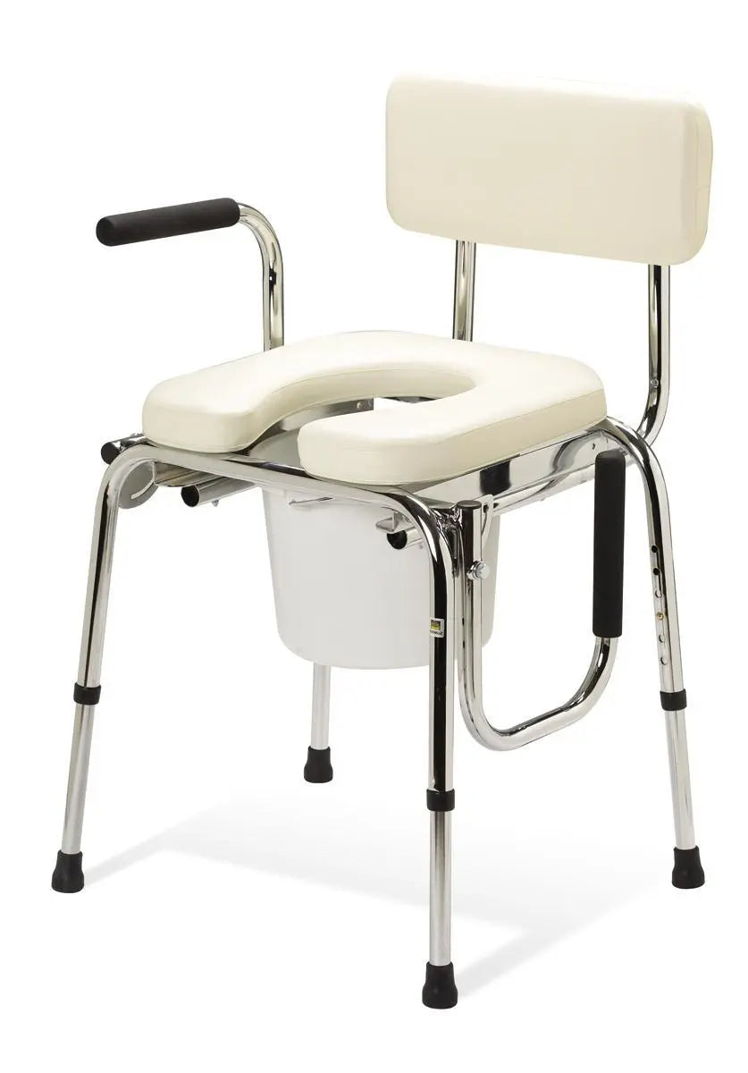 MDL G98204 EA/1 DROP ARM COMMODE, PADDED.