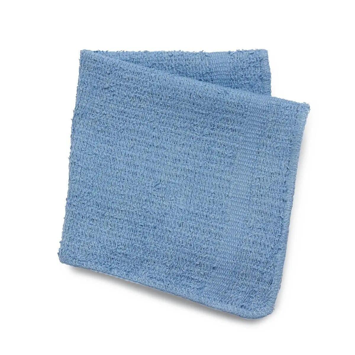 MDL MDTWC3C08BL CS/120  WASH CLOTH FOR PERI_CARE 11" X 11" 100% COTON TERRIES 60 PER POLY PACK BLUE