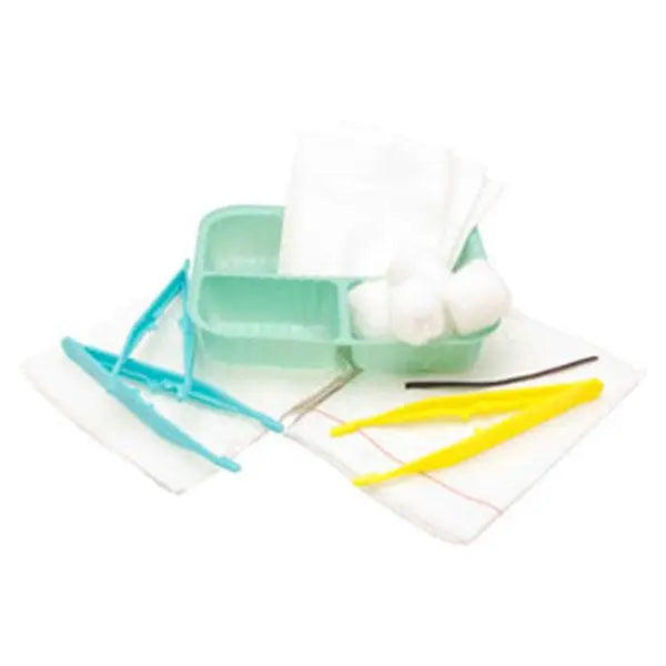 MED D101108 Plastic Sterile dressing tray
