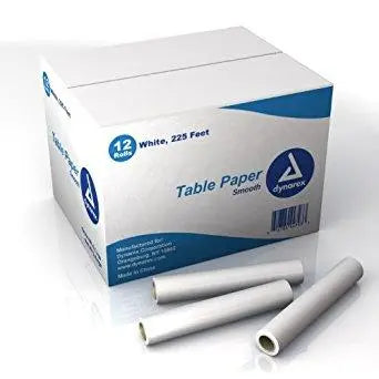 MED P750021 CS/12 SMOOTH EXAM TABLE PAPER 21" X 225" WHITE