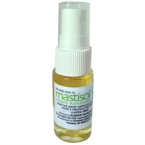Amber Color Adhesive Liquid Mastisol 2oz Bottle - Ea/1