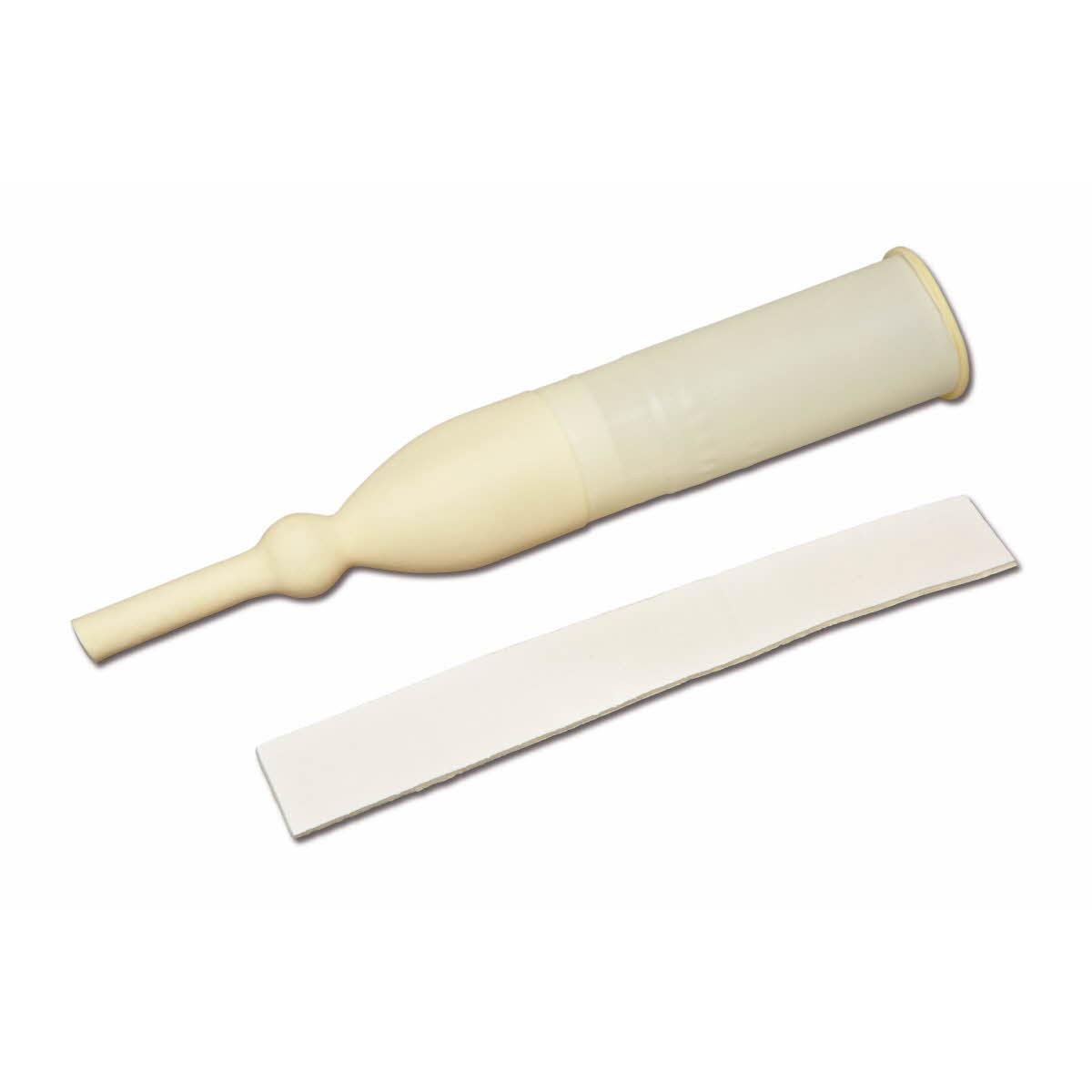 Medline External Catheters, Latex, Size Medium (30mm) W/ Foam Strap. - Box Of 25