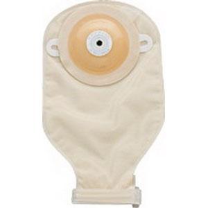 NUH 7202DC BX/10 ROUND POST-OP ADULT-SIZE CLEAR DRAINABLE 11IN URINARY POUCH W/DEEP CONVEXITY, STOMA 1/2IN-1 3/4IN W/4IN PAD (NON-RETURNABLE)