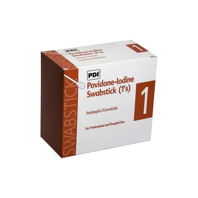PDI S42325 BX/25 (PK/3) POVIDONE IODINE 10%, SWABSTICK