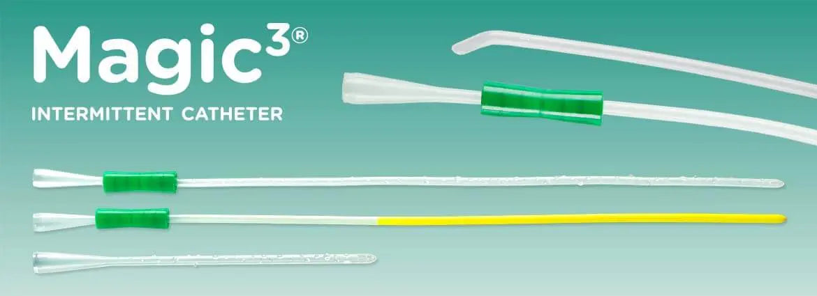 RMC 50614 BX/30 MAGIC3 HYDROPHILLIC MALE INTERMITTENT CATHETER COUDE TIP WITH SURE-GRIP 14 FR 16"