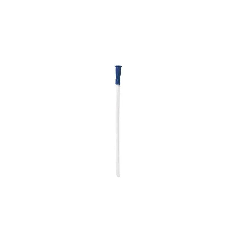 RUS 238300080 BX/100 RUSCH INTERMITTENT FEMALE CATHETER 8FR 7.2"L 2-STAGGERED EYES STRAIGHT TIP FUNNEL END PVC STERILE DISPOSABLE BLUE LATEX-FREE