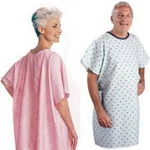SAL 500B EA/1 SNAPWRAP DELUXE ADULT PATIENT GOWN, BLUE