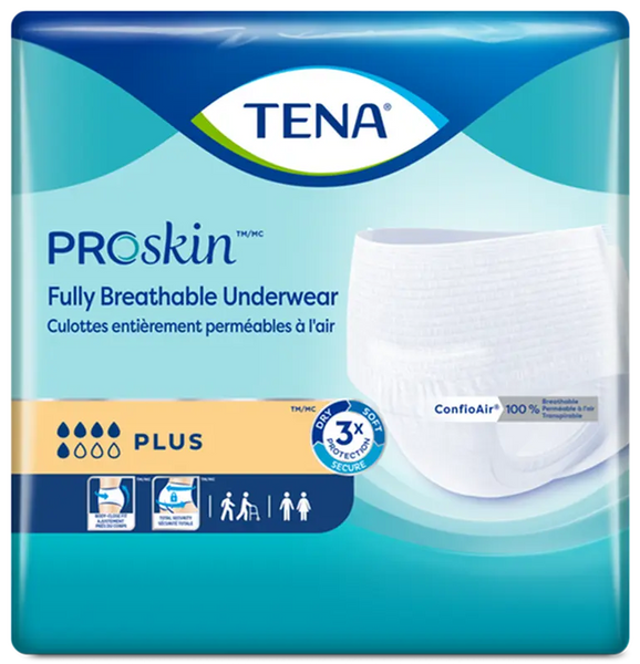Medline Protection Plus Classic Protective Underwear, Moderate Absorbency