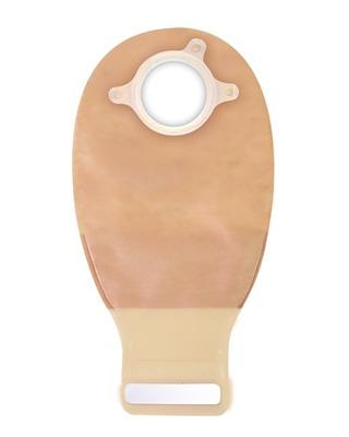 SQU 421748 BX/10 NATURA+ 2-PIECE DRAINABLE POUCH W/ INVISICLOSE TAIL 57mm (2 1/4") 29cm L (11.4") OPAQUE WINDOW & FILTER W/ 2-SIDED COMFORT PANEL