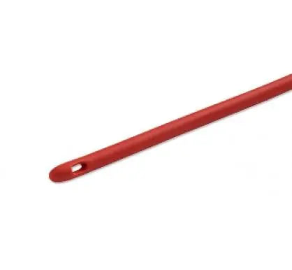 SQU 502037 BX/50  GENTLECATH MALE, 18FR, RED RUBBER, STRAIGHT TIP