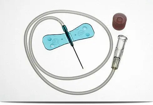 TER SV25BLS BX/100 WINGED IV INFUSION SET, 25G X .75IN 3.5IN TUBING