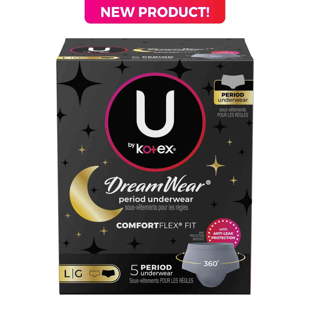 U by KOTEX® DREAMWEAR* Overnight Pants - Home Health Store Inc