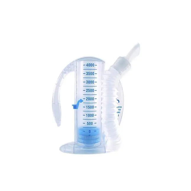 VY P001903A (CS12)  EA/1 AIRLIFE VOLUMETRIC INCENTIVE SPIROMETER W/ ONE-WAY VALVE 2500ml FLEXIBLE TUBING W/ MOUTHPIECE HOLDER