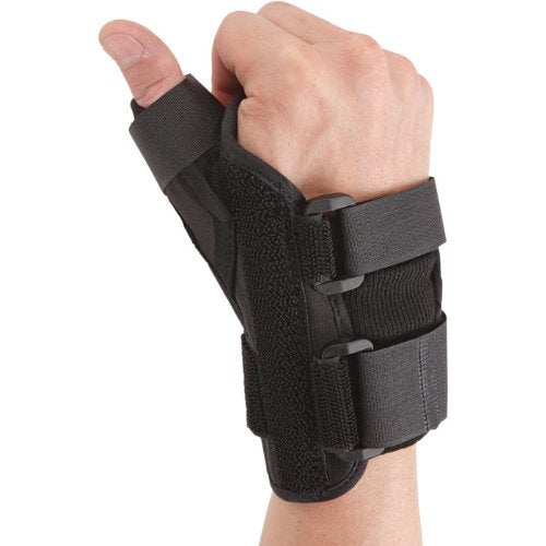 Formfit 6" Wrist Splint Left Black, X-Small - Ea/1 - Home Health Store Inc