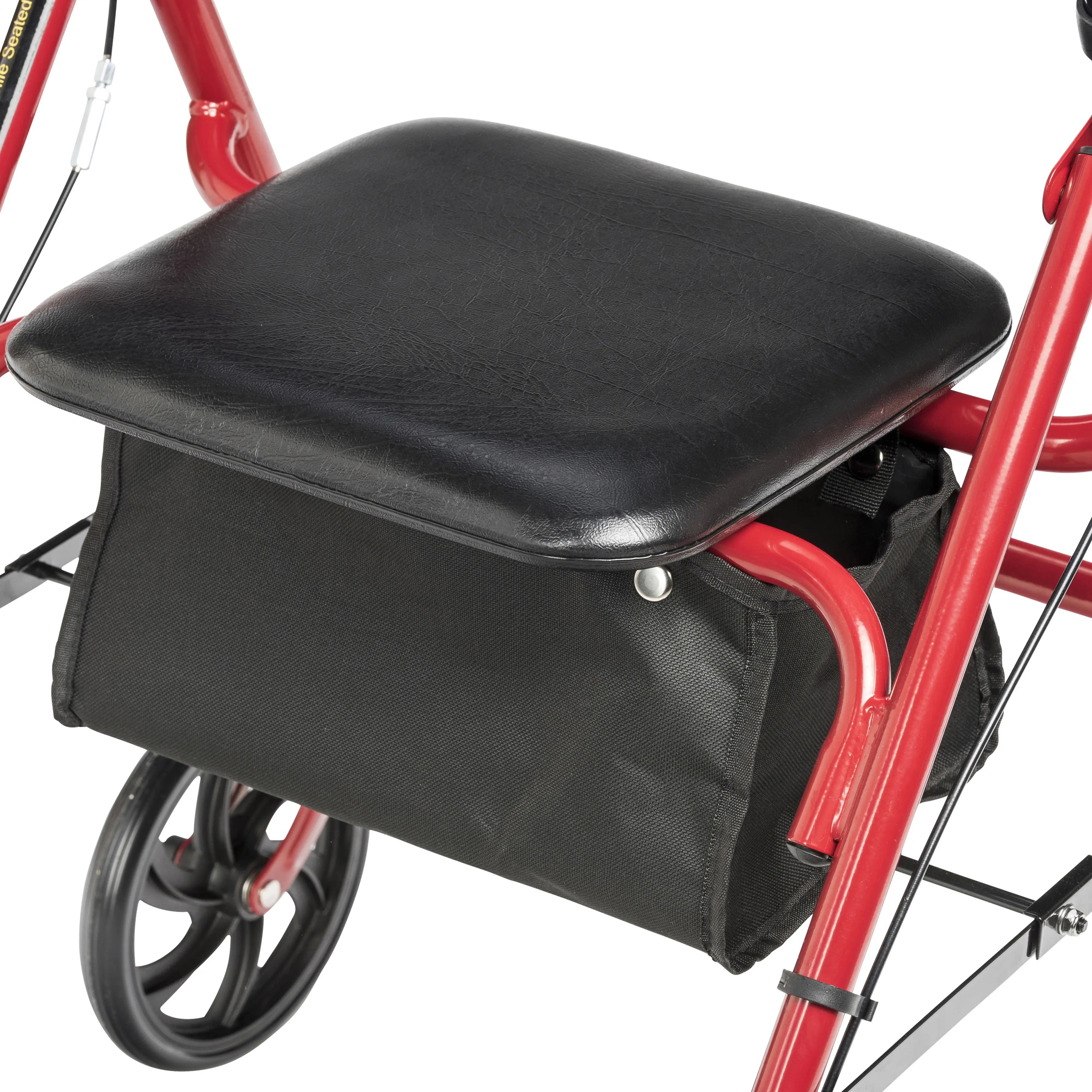 Four Wheel Rollator Rolling Walker with Fold Up Removable Back Support - Home Health Store Inc