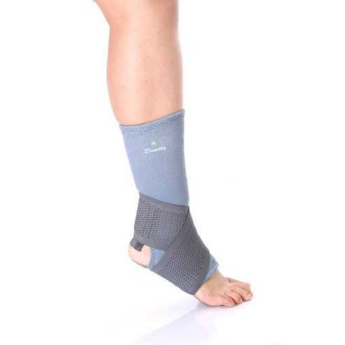 Ankle Brace With Spiral Stays Charcoal X-Large - Ea/1 - Home Health Store Inc