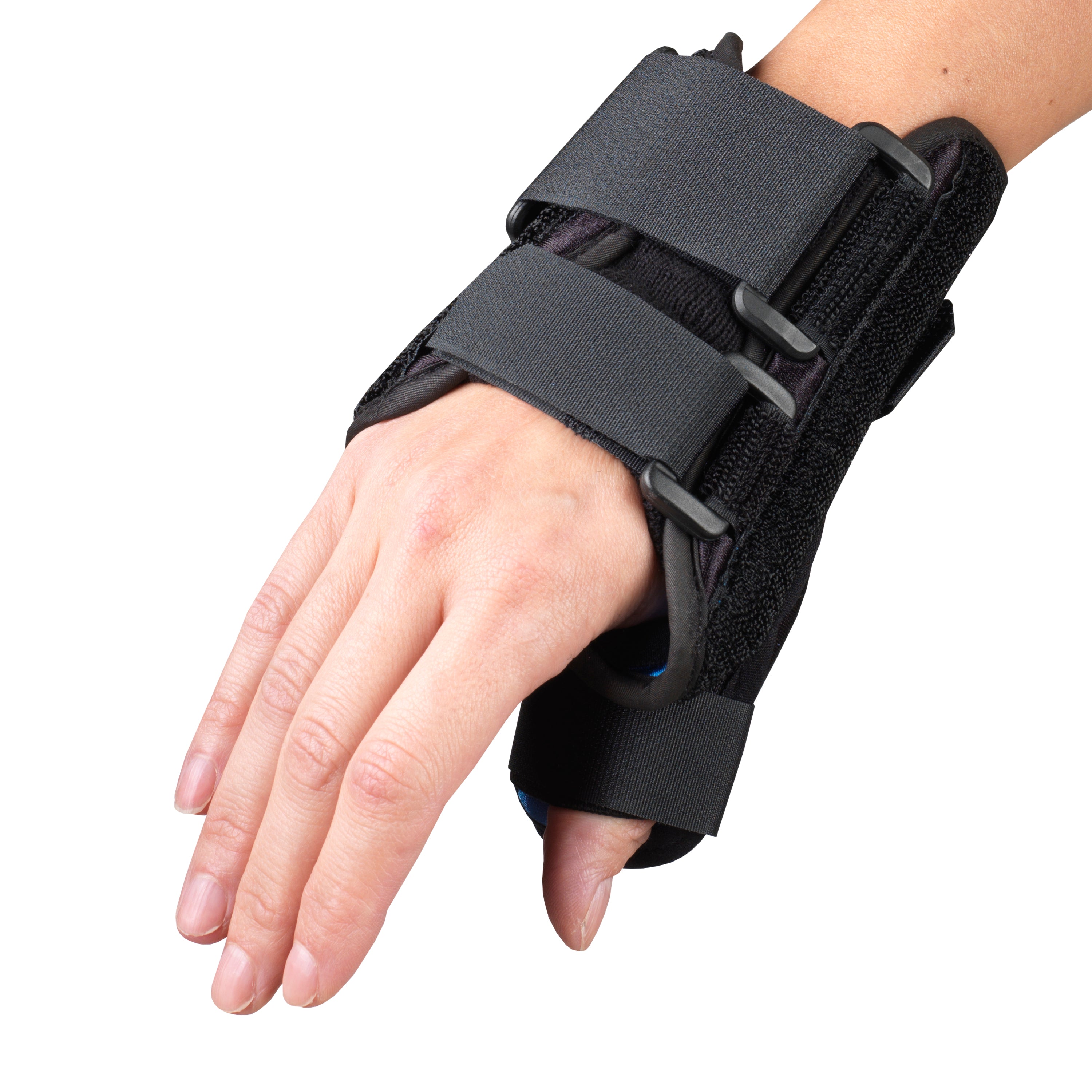 Wrist-Thumb Splint, 6", Maximum Support Right, Medium, Black - Ea/1 - Home Health Store Inc