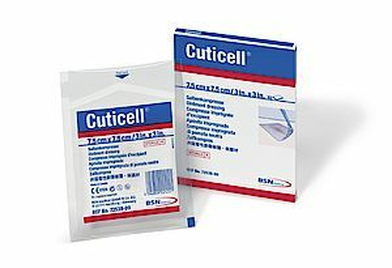 Cuticell Non-Adh Dressing Impregnated W/Non-Med Ointment 20cm X 40cm (Hospital Pack) - Box Of 25 - Home Health Store Inc