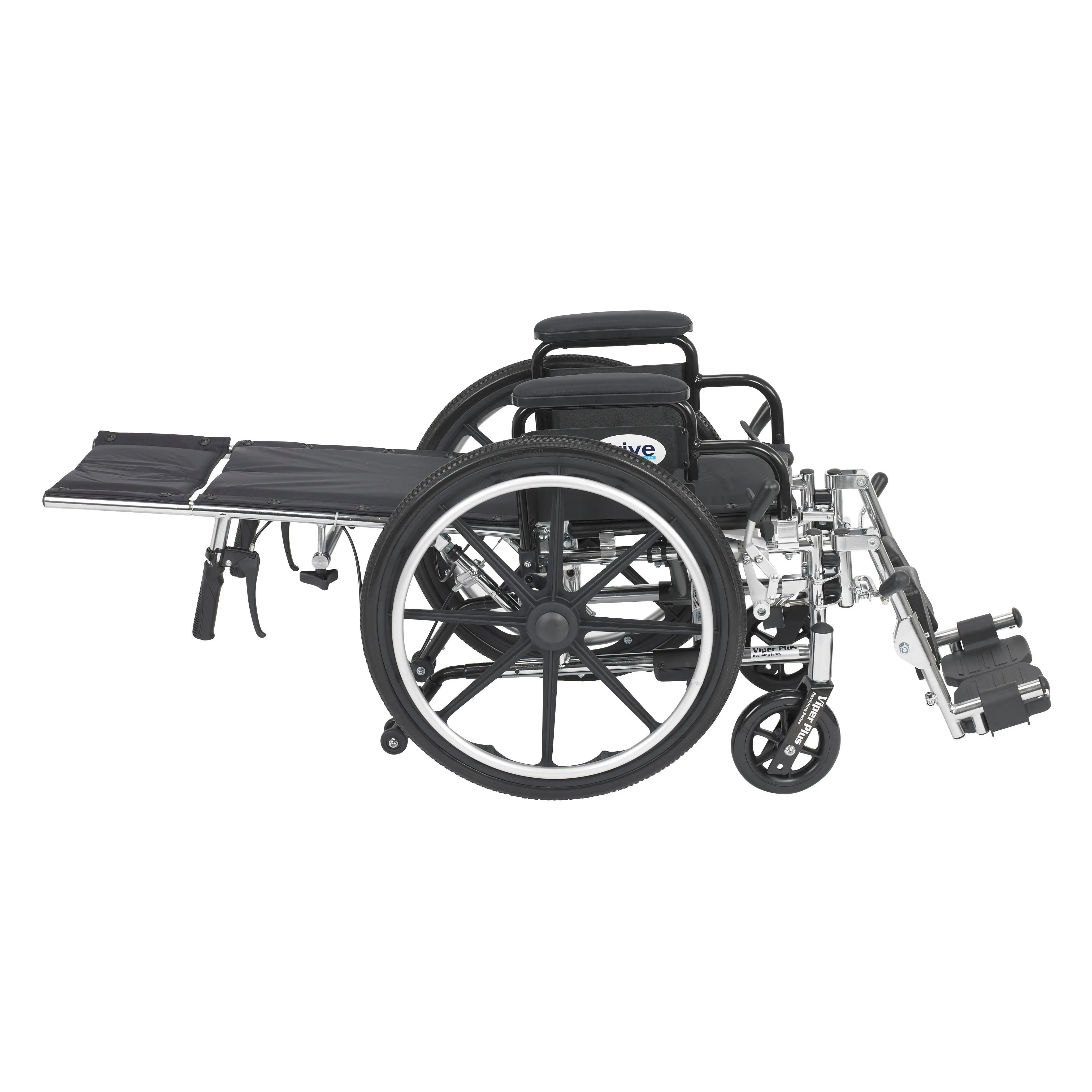 Viper Plus Light Weight Reclining Wheelchair with Elevating Leg rest and Flip Back Detachable Arms - Home Health Store Inc