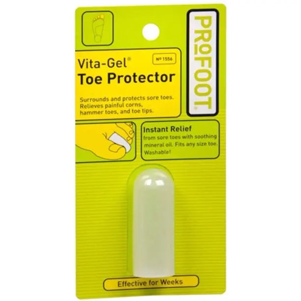 Vita-Gel Toe Protector Slip-On Stretchable Silicone W/ Mineral Oil - Ea/1 - Home Health Store Inc
