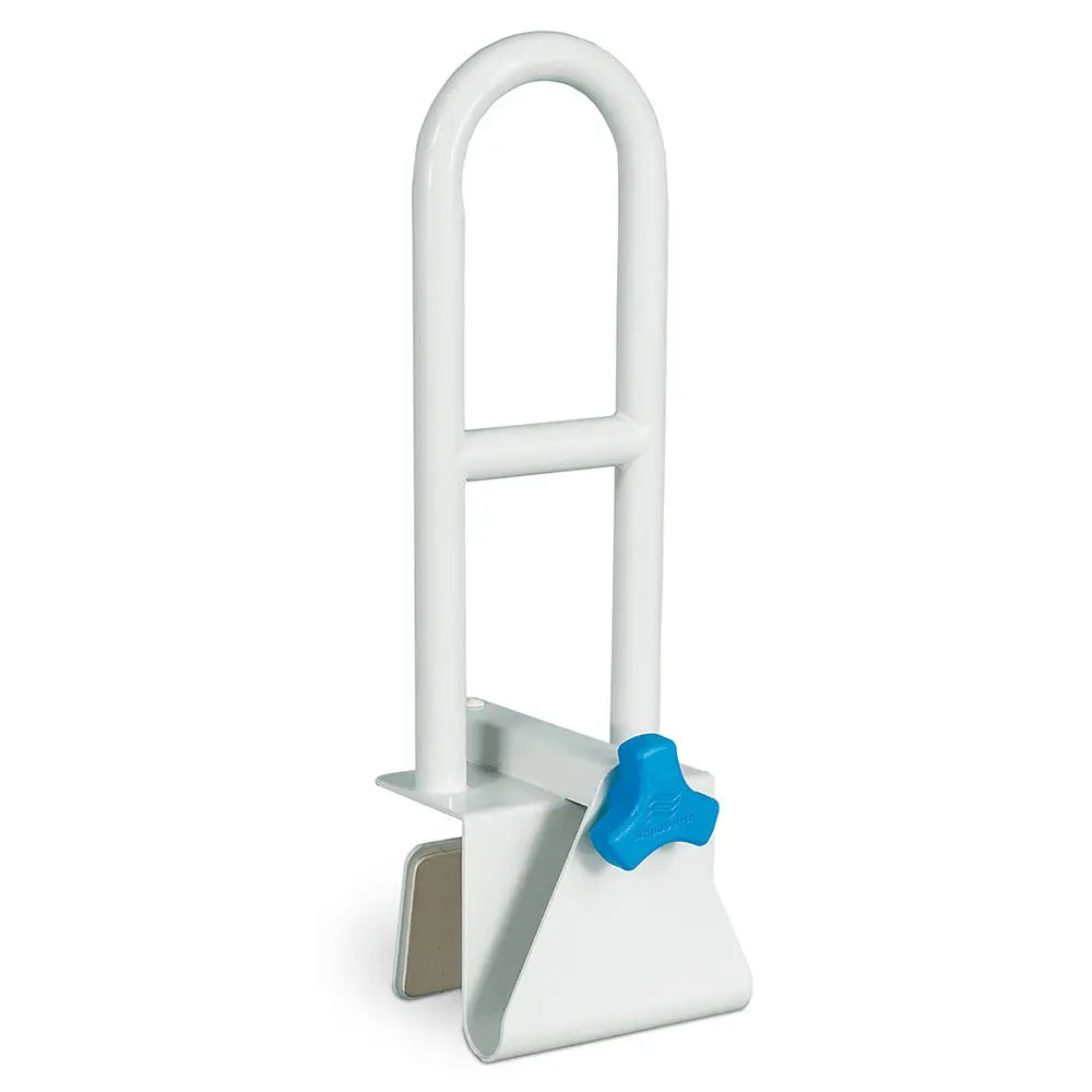 Bathtub Safety Rail with Steel Construction, White - Home Health Store Inc