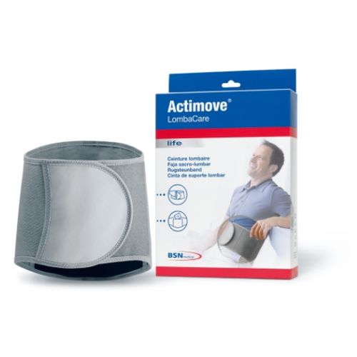 Actimove Lombacare Back Support W/Pocket Lg, Silver - Ea/1 - Home Health Store Inc