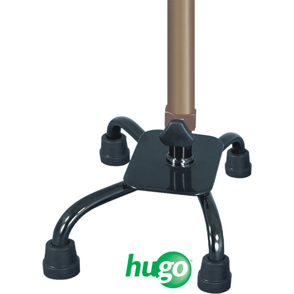 Adjustable Quad Cane for Right or Left Hand Use, Large Base