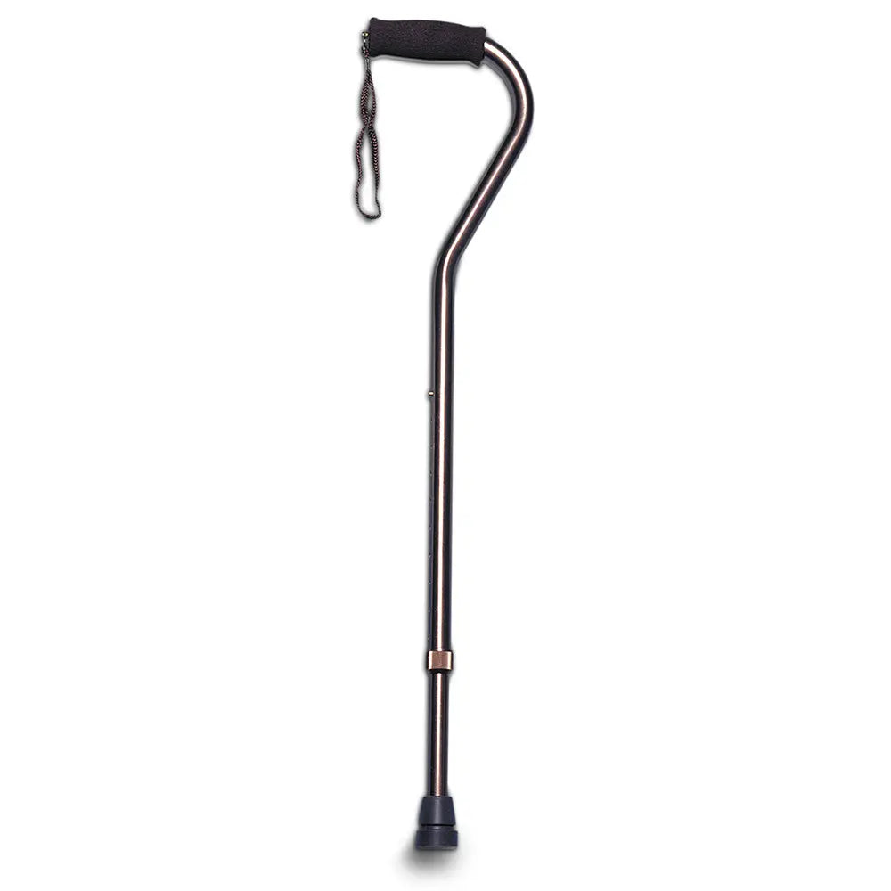 Adjustable Offset Handle Cane with Foam Grip - Home Health Store Inc