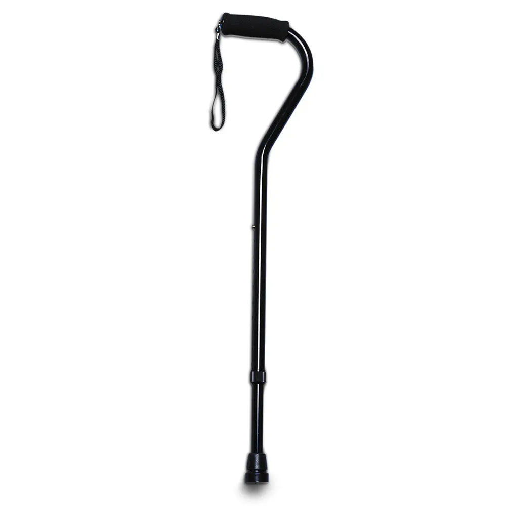 Adjustable Offset Handle Cane with Foam Grip - Home Health Store Inc