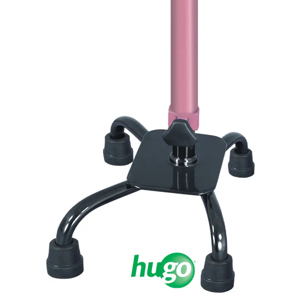 Adjustable Quad Cane for Right or Left Hand Use, Large Base