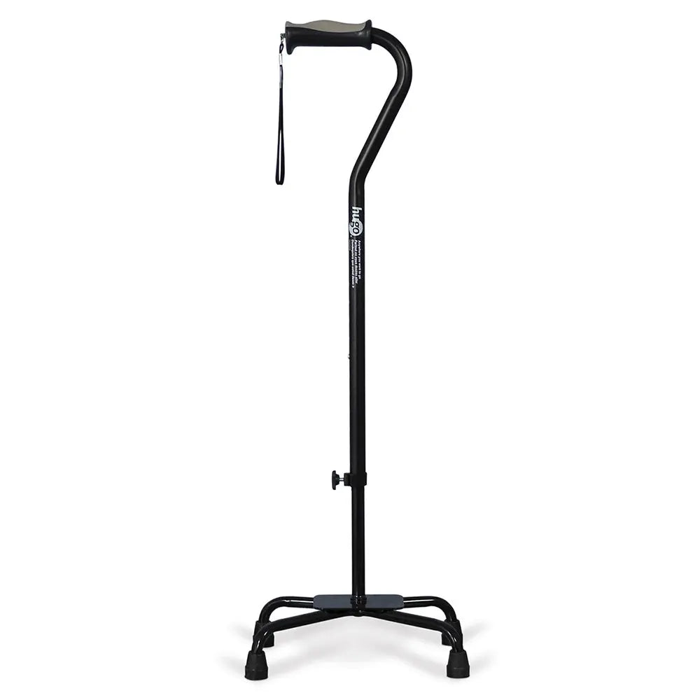 Adjustable Quad Cane for Right or Left Hand Use, Large Base - Home Health Store Inc