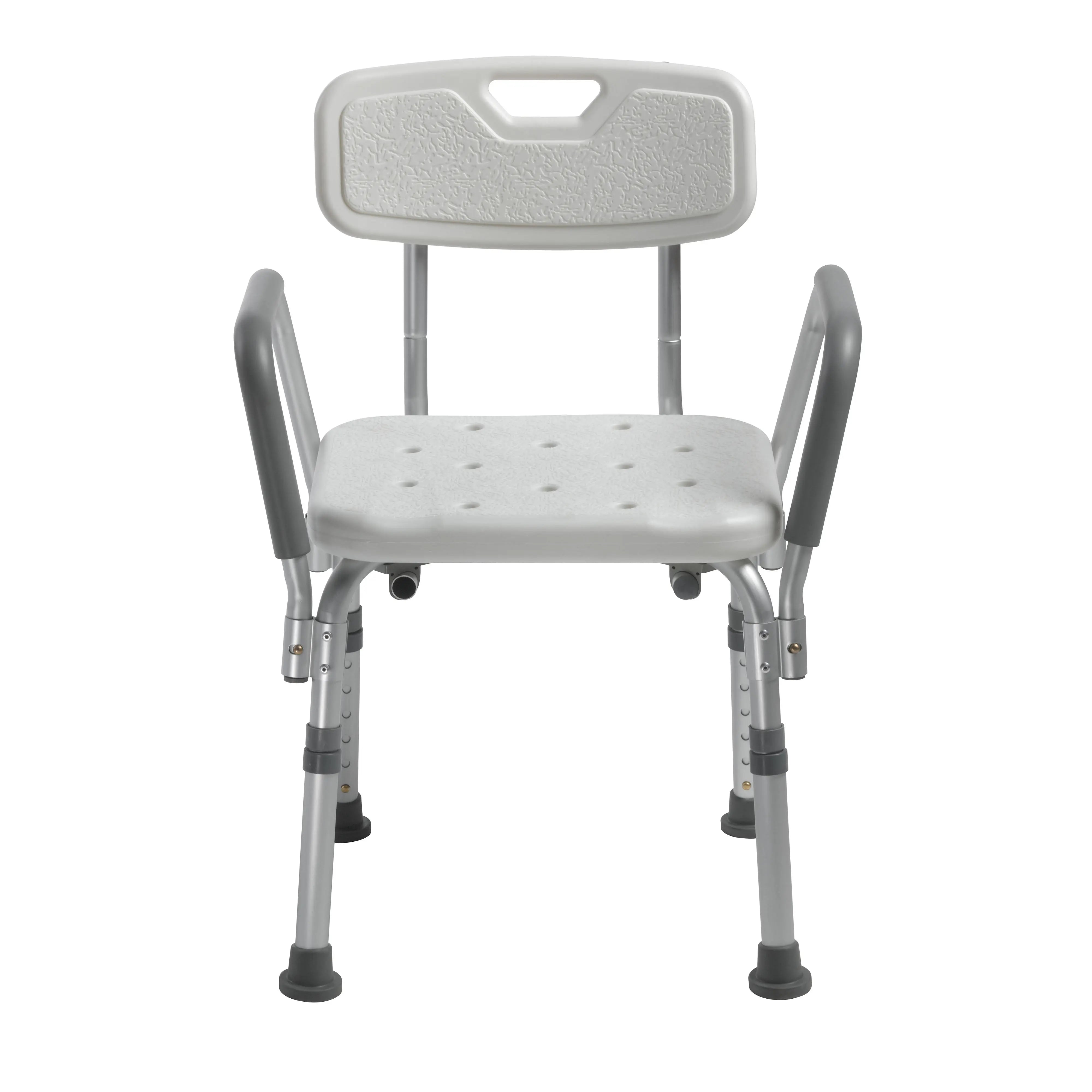 Knock Down Bath Bench with Back and Padded Arms - Home Health Store Inc